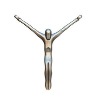 crucifixion crucifix jesus christ christian religious cross art sculptures jewelry pendants 3d print model - Mito3D