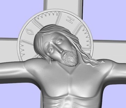 Kreuzigung jesus Kunst Kreuz orthodoxe drucken Skulpturen 3d print model - Mito3D
