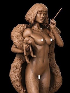 crudelia nsfw 3d Stampa emma calcolo disney film ragazza carattere moda Principessa arte sculture cane 3d print model - Mito3D
