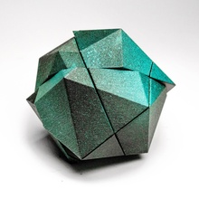 cryptorb 01 kripto küre form icosahedron rubik rubiks küp bulmaca oyun oyuncak saklamak kulp destek gizem dolap küresel şekil halpern meier piramit oyunlar oyuncaklar 3d print model - Mito3D