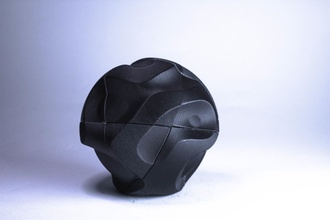 cryptorb 02 kripto küre form icosahedron rubik rubiks küp bulmaca oyun oyuncak saklamak kulp destek gizem dolap pyraminx küresel halpern meier piramit oyunlar oyuncaklar 3d print model - Mito3D