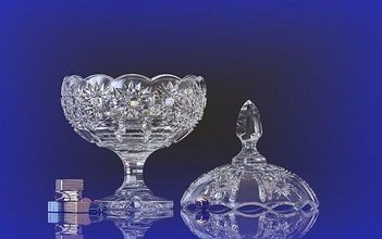 cristal vaso dulce cristalería Bohemia caramelo vajilla menaje decorar copas regalo regalos decoración vidrio tallado Swarowski grabado reflejo casa 3d print model - Mito3D