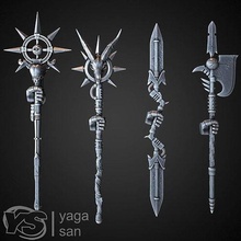 csm weapons kitbash pack 1 sword knife warhammer 40k 32mm 40mm chaos wargame marine space games toys board 3d print model - Mito3D