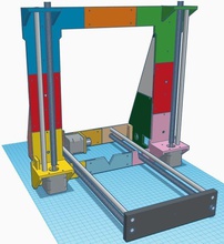 ctc prusa marco hobby-diy 3d de la impresora sierra vaivén hobby diy afición bricolaje mecánica partes las mecánicas aneta8 anet proyecto 3d print model - Mito3D