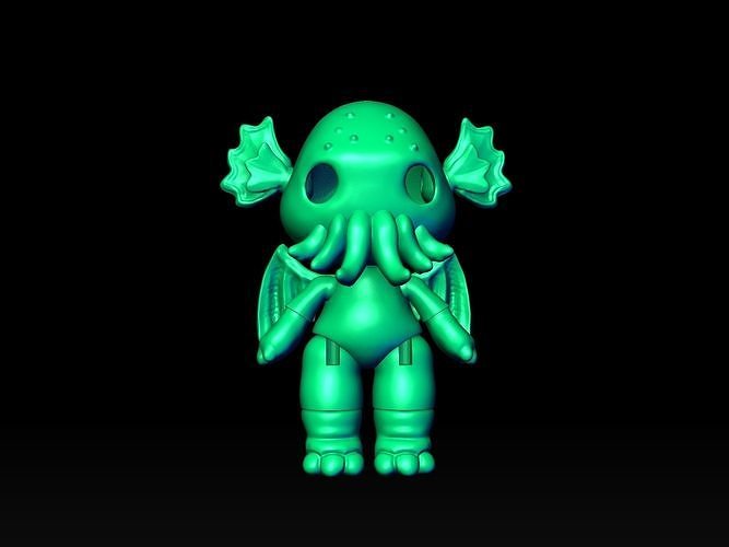 cthulhu-bjd bjd cthulhu fantasy toy figure doll games toys 3D print model - Mito3D