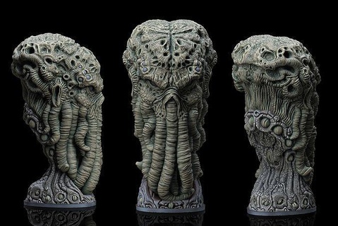 Cthulhu büst Yazdır model baş Lovecraft Sanat 3d print model - Mito3D