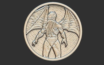 cthulhu lovecraftian coin lovecraft hp lovecraft cthulhu great   coin idols lovecraftian nyarlathotep hastur games toys games toys board board games