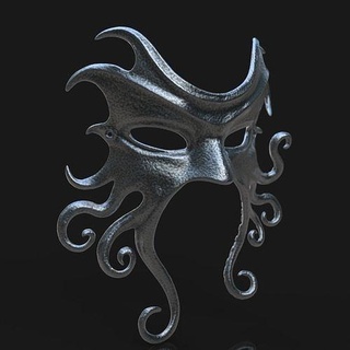 cthulhu mask horror toy art collectible ornamental movie party tentacles fantasy scary design celebration fashion 3d print model - Mito3D