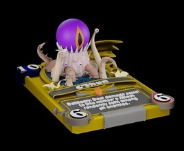 cthun 3d kart model ocak taşı Tanrı efsanevi altın Lovecraft vay kar fırtınası aktivasyon yazdırılabilir oyunlar oyuncaklar yazı tahtası 3d print model - Mito3D