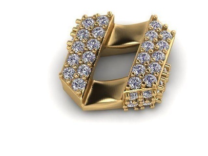 Cuba catena collegamento 0621001 cubano piedras gioielleria collana oro splendente diamante lusso prezioso 3designe d 39 argento collane 3d print model - Mito3D