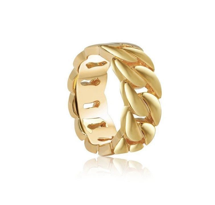 cuba anel ouro diamante cavalheiro homens jóia joias jóias cnc 3dprint imprimível prata moda símbolo nó amar pulseira joalheria argolas 3D print model - Mito3D