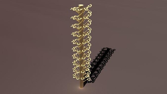 cuban chain - eslabones de cadena cubana joyeria jewelry 3d necklaces design gold 3d print model - Mito3D
