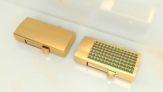Küba Zincir kilit 10 mm 12 geniş takı altın gümüş yazdırılabilir bilezik kolye mücevher elmas bileklik safir yakut garnet zümrüt Miami kilitli zincir 3d print model - Mito3D