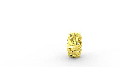 cuban ring collection gold art shining luxury jewelry sterling printable jewel jewellery silver cubanring models fashion 3d print model - Mito3D