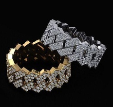 cuban ring models size 11 bvlgari earrings kolco sergi dlya pechati 3dmodel printable sterling fashion silver engagem platinum jewellery engagement jewel jewelry rings brilliant 3d print model - Mito3D