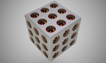 cube fidget jeux-jouets dé jeu en jouant plus la boîte jouet jeux les jouets d'autres 3d print model - Mito3D