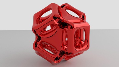 cúbicos gyroid la joyería de plástico lujo acristalamiento símbolo forma 3d impresión el artefacto gem escritorio joya metal belleza juwelry rico props los entornos resumen imagen diam otros 3d print model - Mito3D