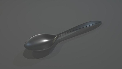 cuchara cuchara sopa cubierto alimento comida casa 3d print model - Mito3D