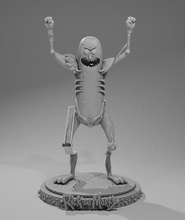 pepinillo almiar pepino rickandmorty estatua figura juegos juguetes pickle rick 3d print model - Mito3D