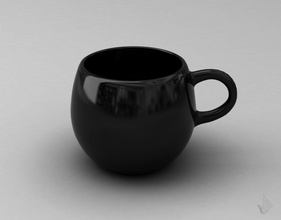 cup 004 tazas café menaje té vajilla taza envase beber comida habitación porcelana casa cocina batería imprimible 3d print model - Mito3D