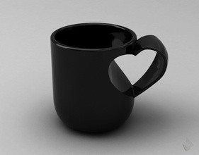 cup---010 cups coffee houseware tea tableware cup coffeecup container teacup drink love heart porcelain house kitchen dining 3d print model - Mito3D