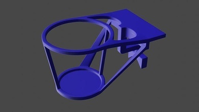 tasse halter unterstützung tabelle glas getränk träger adapter hobby diy 3d print model - Mito3D