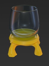 titular de la copa casa vidrio vajilla decoración impresión 3d print model - Mito3D