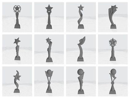 Fincan ganimet 3d model Spor Dalları Toplamak kazanan ödül Önder turnuva 1st yer lig dekoratif klasik vazo ekipman Sanat heykeller 3d print model - Mito3D