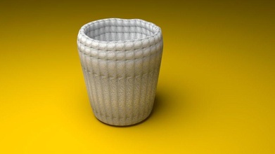 Tasse weißen Stein textur Haus cup Interieur-design houseware die Untertasse Glas Allgemeine Einrichtung trinken Keramik bar - Getränk pot Möbel 3d print model - Mito3D