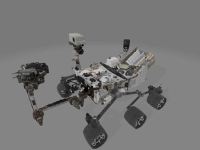 curiosidad rover vagabundo ciencia ficción tierra rango espacio robot futuro Ciencias astronomía Marte Elon Musk física 3d print model - Mito3D