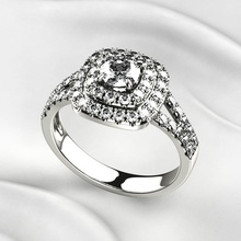 coussin forme or bague rhinocéros d'or imprimable Impression 3D impression bijoux mariage bijou diamant engagement gemme zircon saphir émeraude 3d print model - Mito3D
