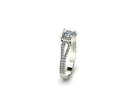 cushy fire luxury jewelry platinum printable love shining brilliant gem fashion beauty rings 3d print model - Mito3D