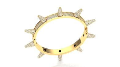 custom bangle jewelry gold fashion ring printable jewel wedding cad sterling white bracelets 3d print model - Mito3D