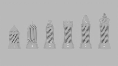 custom chess pieces toy art 3dprint figure fun games boardgames board toys 3d print model - Mito3D