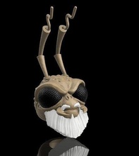 custom head - master insect assassin kung fu karate mezco jedi monk games toys 3d print model - Mito3D