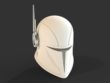 custom mandalorian helmet starwars star wars sci fi cosplay scifi space prop diy hobby head mask armor soldier warrior games toys 3d print model - Mito3D