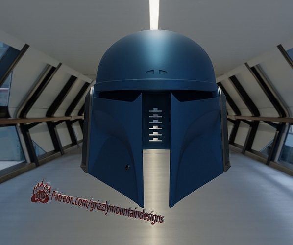 benutzerdefiniert mando mandalorianer helm fang basierend on fett helme star kriege krieg sterne boba kopfgeld jäger cosplay jedi yoda gelb griff rüstung vader hobby diy 3D print model - Mito3D