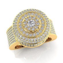 personalizado hombres anillo aislado desunido brillante joya Moda lujo precioso platino accesorio joyería plata cúrcuma blanco anillos 3d print model - Mito3D