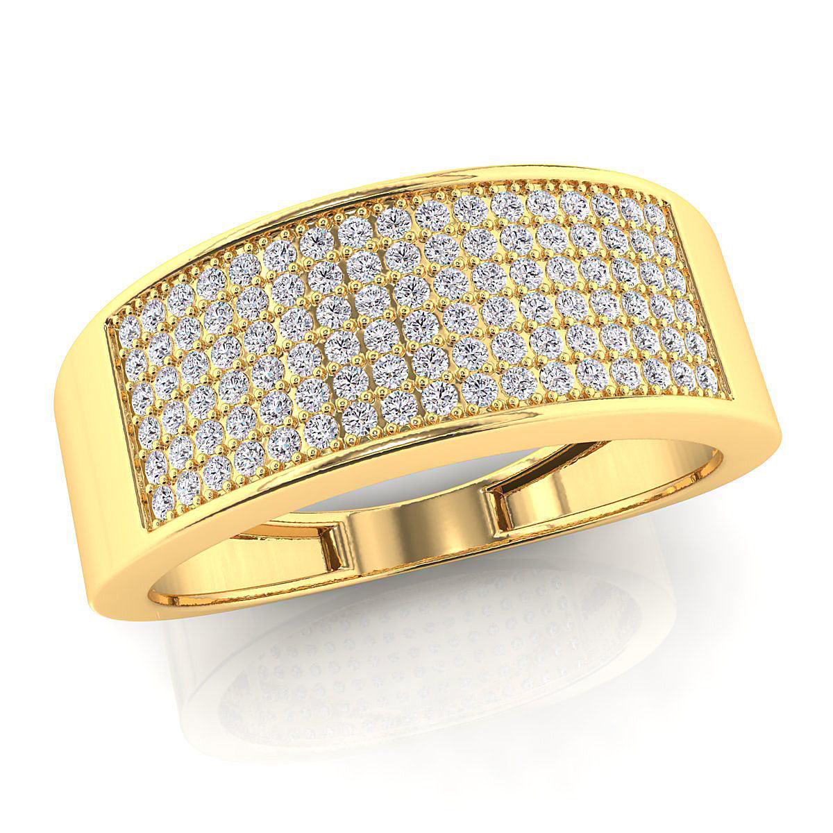 custome mens ring steel fashion luxury shining accessory precious chrome platinum jewelry gold diamond brilliant gem printable silver diamant sapphire bracelet earring rings 3D print model - Mito3D