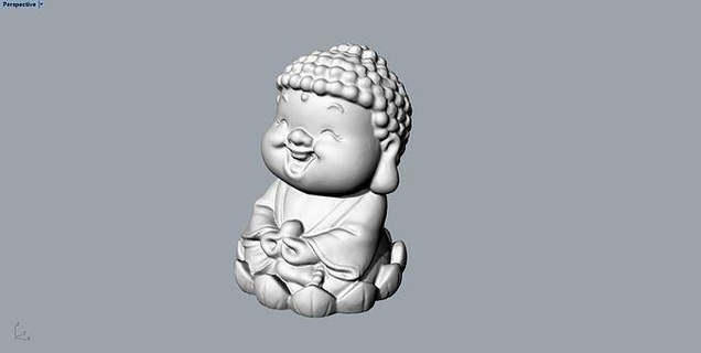 cute buddha animal characters game printable sculpture decorative goblin mage mesh electronic art wisdom illustration square retro people head christmas games toys 3d print model - Mito3D