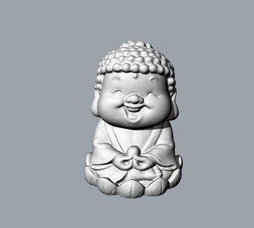 cute buddha animal characters game printable sculpture decorative goblin mage mesh electronic illustration head art wisdom retro people square anatomy games toys accessories 3d print model - Mito3D
