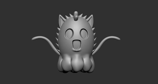 cute cartoon creature 3dmodel 3d printable 3dprinting art sculptures 3D print model - Mito3D