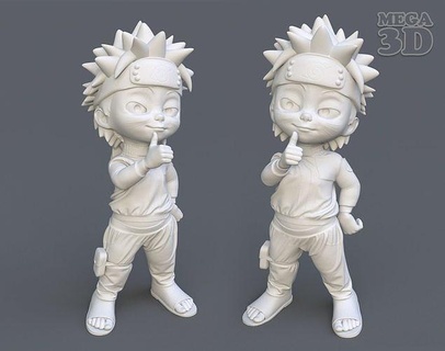 niedlich Chibi Naruto 01 Statue Büste Anime Manga Charakter Ninja Zahl Spiele Spielzeuge Miniaturen 3d print model - Mito3D