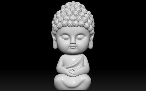 Şirin ırmak Buda heykel 3dsculpture zbrush cnc mücevher 3d Yazdır cad 3dprint yazdırılabilir sterlin gümüş tasarım pikselolojik masa masası heykeli Sanat heykeller 3d print model - Mito3D
