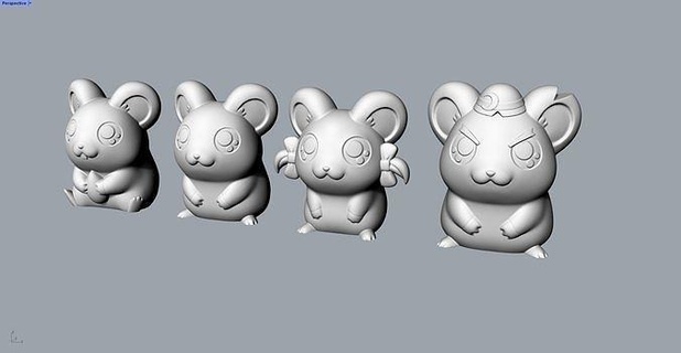fofa rato animal personagens jogos imprimível escultura decorativo goblin mago malha eletrônico fantasia brinquedos passatempo faça mecânico partes 3d print model - Mito3D