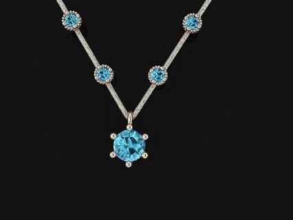 cute pendant 12 silver gold diamond jewellery necklace free jewelry pendants 3d print model - Mito3D
