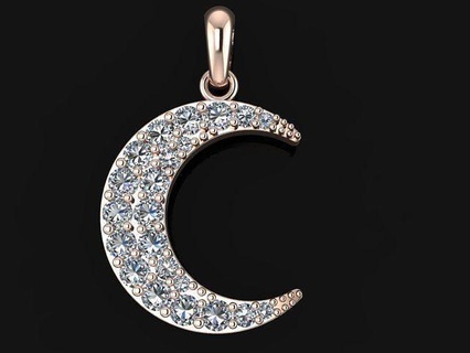 cute pendant 13 pendant silver gold free cute beautiful jewelry gem pendants  3d print model - Mito3D