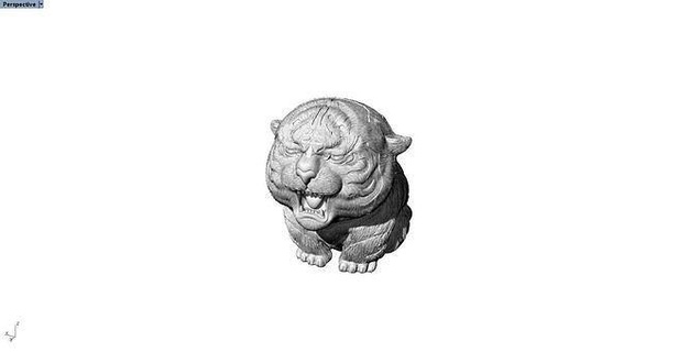 cute tiger cub animal characters game printable sculpture decorative goblin mage mesh electronic old art isolated head statue desktop nature games toys 3d print model - Mito3D
