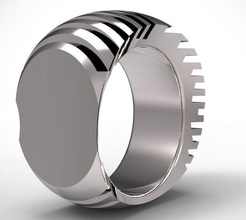 Schnitte ring Schmuck mensring Mode Stil elegant Ringe 3d print model - Mito3D