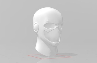 cw flash inspired mask reverse cowl dc custom figure comics bust barry cosplay costume statue justice league replica suit buckle collectable games toys 3d print model - Mito3D
